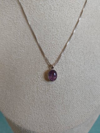 Collar Amatista Natural.
