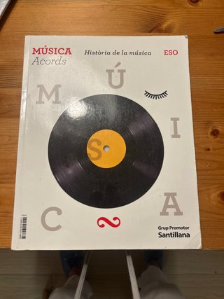 Libro Música Acords ESO Santillana (catala)