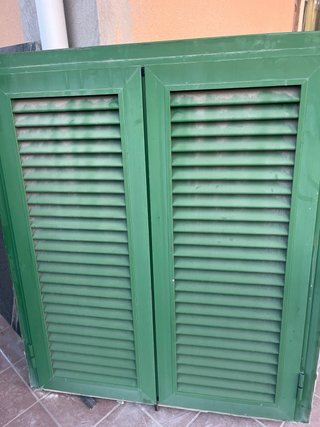 Persiana Mallorquina Aluminio Verde 1,01x1,21