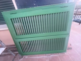 Persiana Mallorquina Aluminio Verde 1,01x1,21