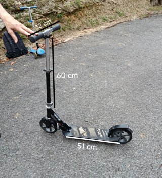 Patinete Oxelo de dos ruedas