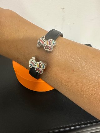 Pulsera Tous Oso Multicolor Negra
