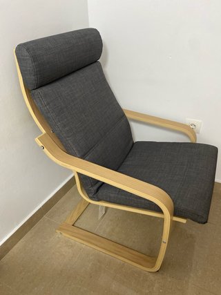 Mecedora Ikea Madera Gris