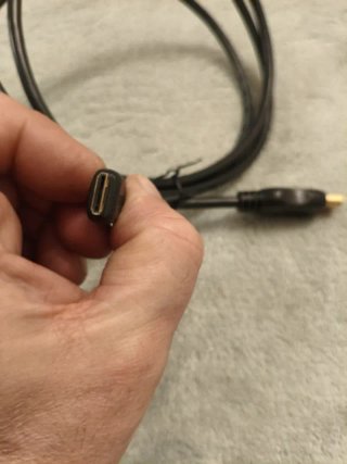 Cavo HDMI a Mini HDMI 1,5 m dorato Ethernet