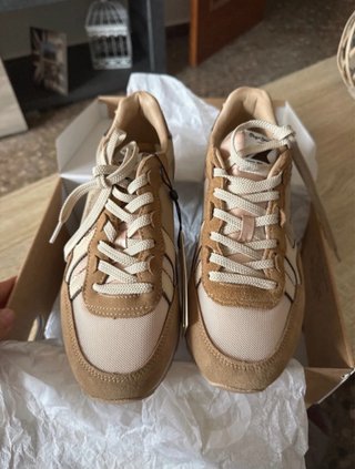Zapatillas Pepe Jeans marrones y bronce
