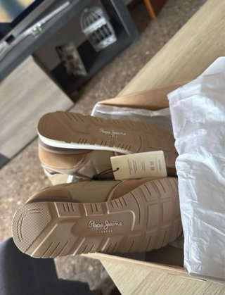Zapatillas Pepe Jeans marrones y bronce