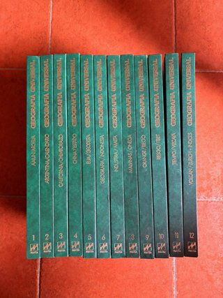 Colección 12 tomos - Geografía Universal Años ‘80