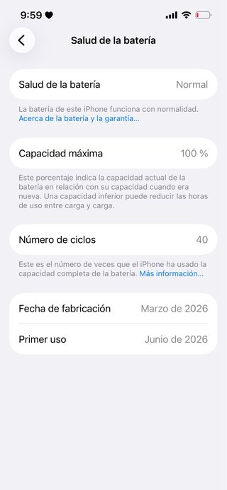 iPhone 16e - Como nuevo.
