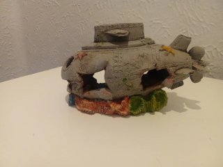 Submarino decorativo para acuario