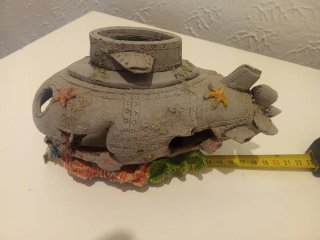 Submarino decorativo para acuario