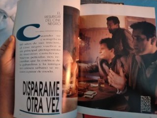 Revista La Esfera 1990 Pedro Almodóvar, cine negro