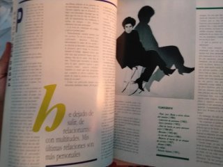 Revista La Esfera 1990 Pedro Almodóvar, cine negro