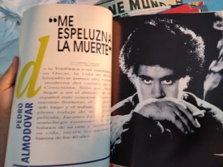 Revista La Esfera 1990 Pedro Almodóvar, cine negro
