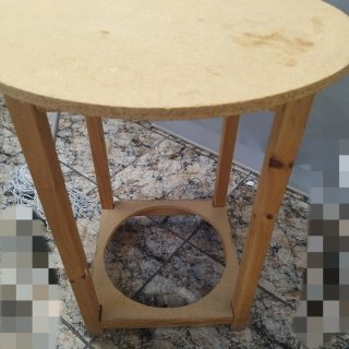 Mesa camilla redonda madera