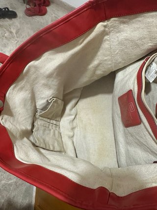 Bolso Tous Beige y Rojo