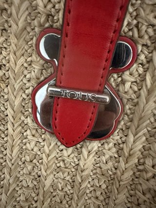 Bolso Tous Beige y Rojo