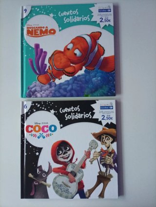 Lote 2 cuentos: Coco + Buscando a Nemo