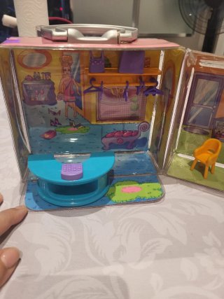 Casa Polly Pocket Tocador y Baño