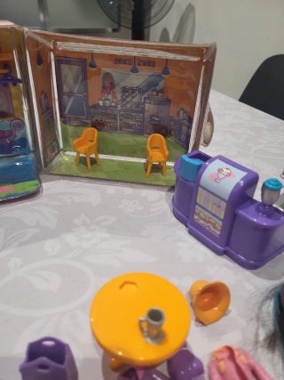 Casa Polly Pocket Tocador y Baño