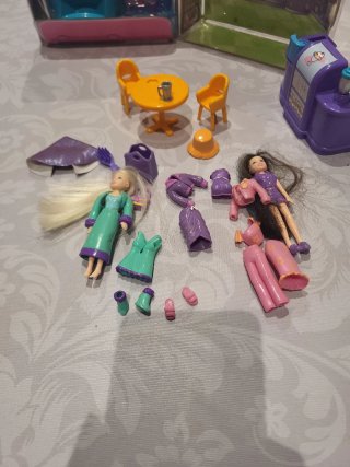 Casa Polly Pocket Tocador y Baño