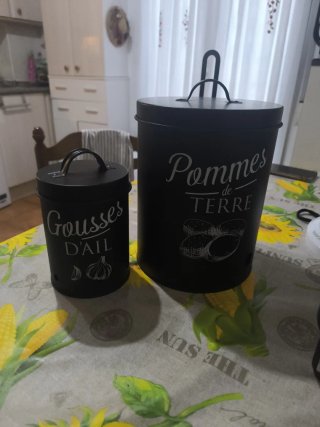Bote para ajos y patatas