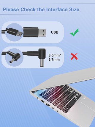 SLRIOYS Cargador 240W 20V 12A MSI Punta Cuadrada