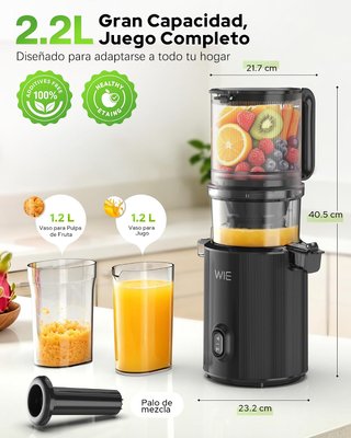 Extractor Zumos WIE 300W Boca XL 135mm