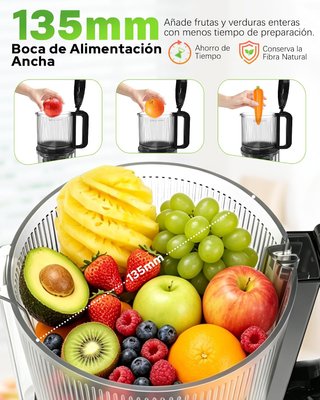 Extractor Zumos WIE 300W Boca XL 135mm
