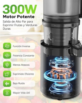 Extractor Zumos WIE 300W Boca XL 135mm