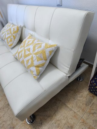 Sofá Cama Plegable Blanco