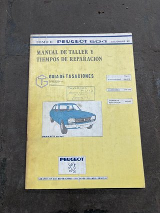 Manual Taller Peugeot 504 (Tomos I y II) - Nov/Dic