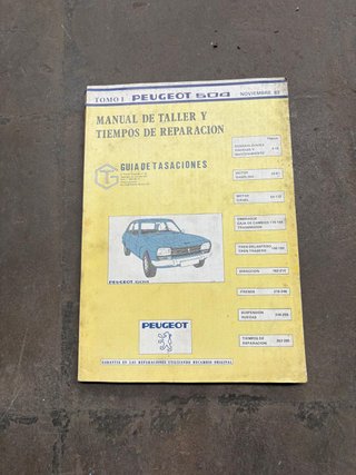 Manual Taller Peugeot 504 (Tomos I y II) - Nov/Dic