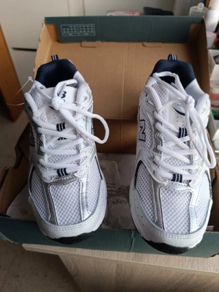 Zapatillas New Balance 530 Mujer Gris y azul