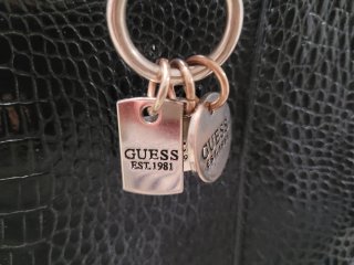 Bolso Guess Negro Cocodrilo