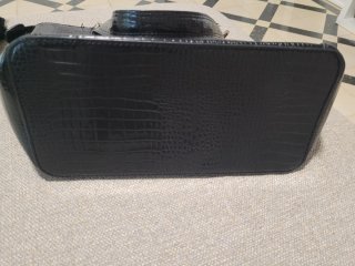 Bolso Guess Negro Cocodrilo