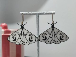 Pendientes Mariposa Impresión 3D