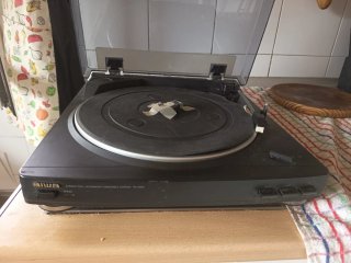 Tocadiscos Negro