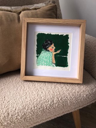 Obra de arte original: Retrato , cuadro pintura