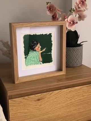 Obra de arte original: Retrato , cuadro pintura