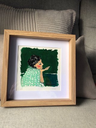 Obra de arte original: Retrato , cuadro pintura