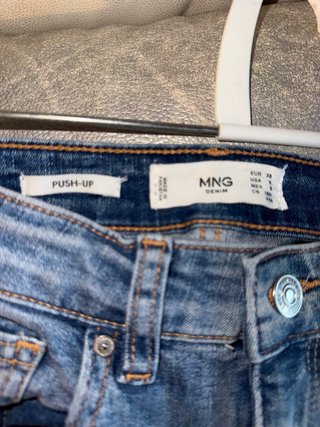 Vaqueros Mango Azules