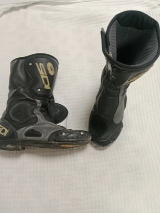 Stivali da Moto Sidi Protezione Nero/Grigio