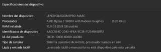 Lenovo Legion 5 Pro Portátil