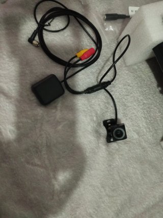 Pantalla coche con cámara y sensor