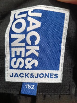Chaleco Negro Jack & Jones Talla 152