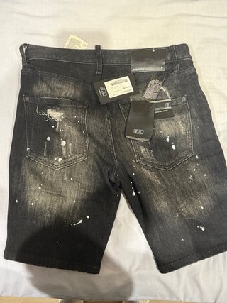 Shorts vaqueros DSQUARED2 desgastados