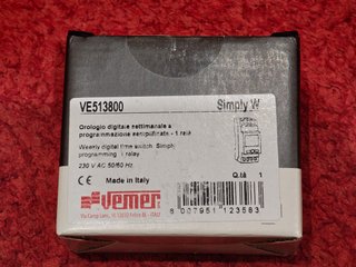 RELOJ TEMPORIZADOR VEMER SEMANAL. A ESTRENAR.