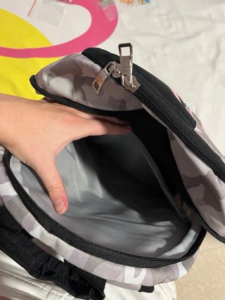 Mochila Fila original Camuflaje Gris y Rosa