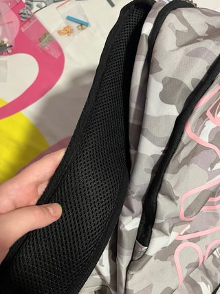 Mochila Fila original Camuflaje Gris y Rosa