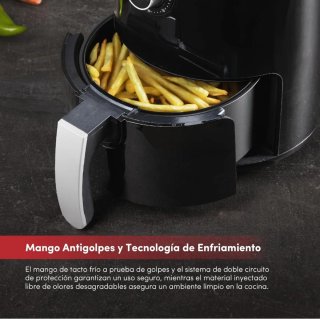 Freidora de aire caliente 2.5L y 1200w nueva
